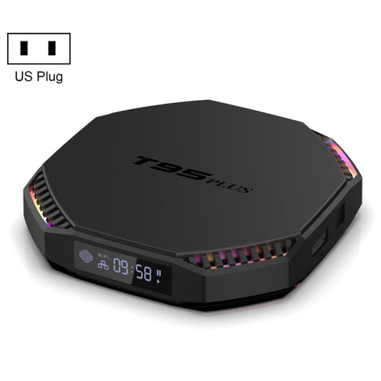 T95 Plus RK3566 Dual Wifi Bluetooth Smart TV Set Top Box, 8GB+64GB(US Plug) - Consumer Electronics by buy2fix | Online Shopping UK | buy2fix