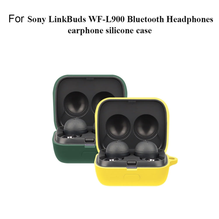 Bluetooth Earphone Silicone Protective Case For Sony LinkBuds WF-L900-2(Black) - Sony Earphone Case by buy2fix | Online Shopping UK | buy2fix