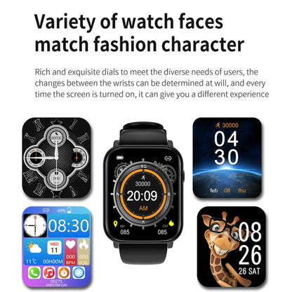 Q28 Pro 1.8 inch Screen Smart Watch, 64Mb+128Mb, Support Heart Rate Monitoring / Bluetooth Calling / Blood Oxygen Monitoring(Rose Gold) - Smart Wear by buy2fix | Online Shopping UK | buy2fix