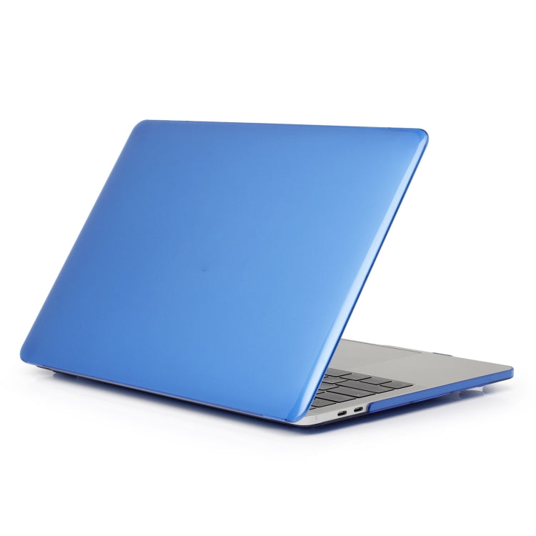 For MacBook Air 13.6 inch A2681 2022 Laptop Crystal Style Protective Case(Dark Blue) - MacBook Air Cases by buy2fix | Online Shopping UK | buy2fix