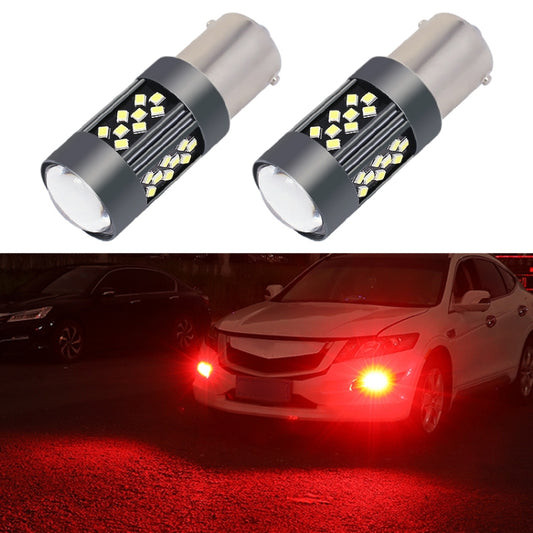 1 Pair 1156 12V 7W Strobe Car LED Fog Light(Red Light) - In Car by buy2fix | Online Shopping UK | buy2fix