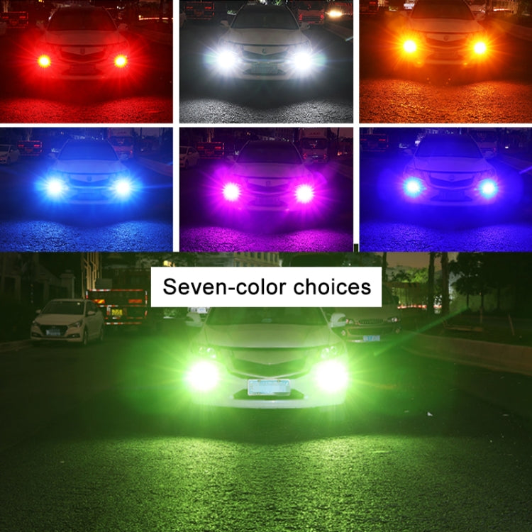 1 Pair 9006 12V 7W Strobe Car LED Fog Light(Blue Light) - In Car by buy2fix | Online Shopping UK | buy2fix