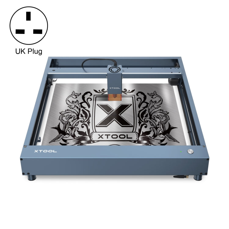 XTOOL D1 Pro-10W High Accuracy DIY Laser Engraving & Cutting Machine, Plug Type:UK Plug(Metal Gray) - DIY Engraving Machines by XTOOL | Online Shopping UK | buy2fix