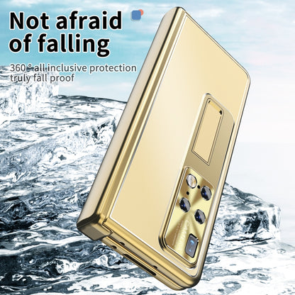 For Huawei Mate X2 Aluminum Alloy Double Hinge Shockproof Phone Protective Case(Gold) - Huawei Cases by buy2fix | Online Shopping UK | buy2fix