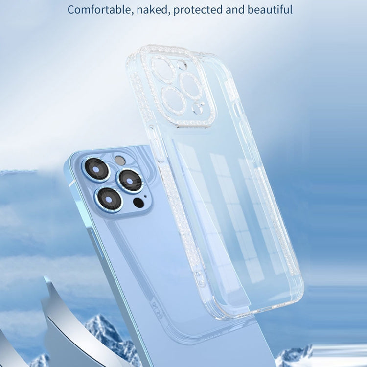 For iPhone 14 Shinning Diamond Space Shockproof Phone Case (Transparent) - iPhone 14 Cases by buy2fix | Online Shopping UK | buy2fix