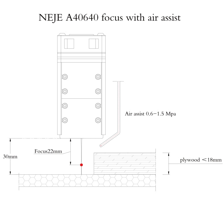 NEJE MASTER 3 Plus Laser Engraver with A40640 Laser Module(US Plug) - DIY Engraving Machines by NEJE | Online Shopping UK | buy2fix