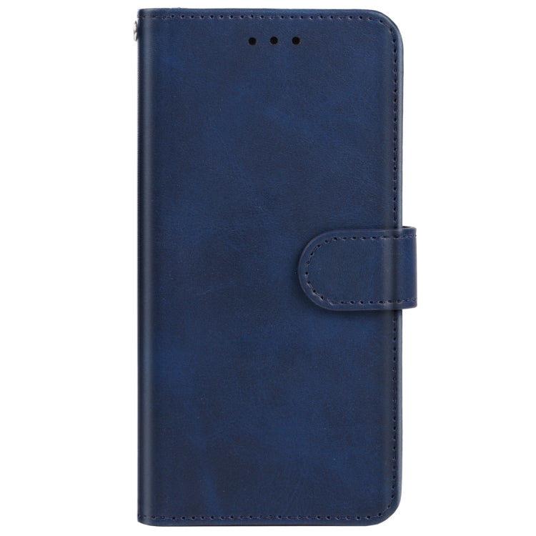 For Motorola Edge 30 Neo Leather Phone Case(Blue) - Motorola Cases by buy2fix | Online Shopping UK | buy2fix