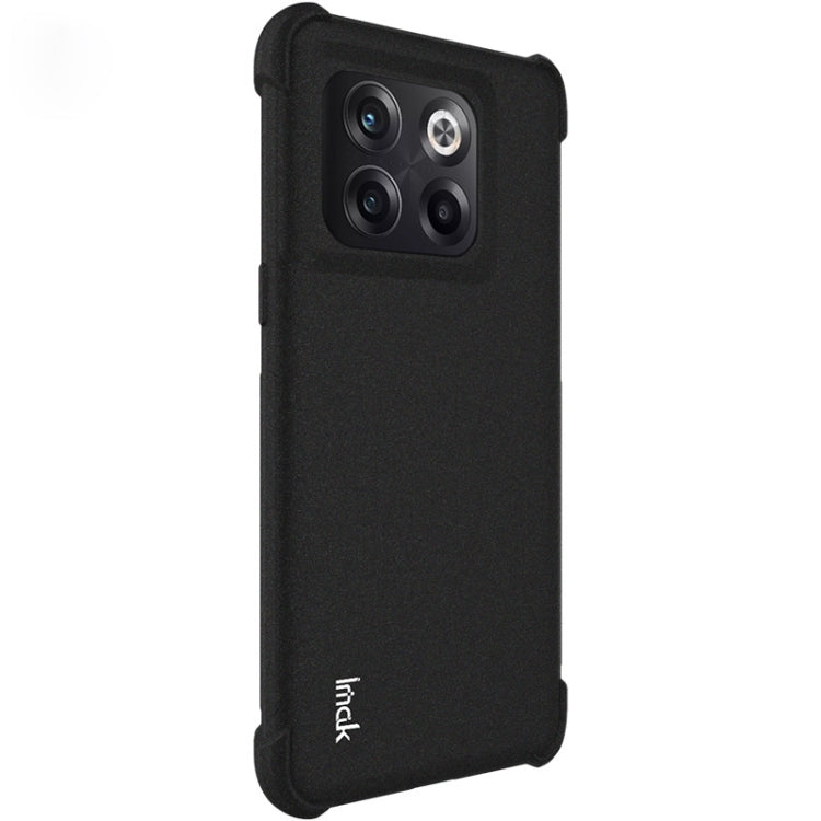 For OnePlus 10T 5G / Ace Pro 5G imak All-inclusive Shockproof Airbag TPU Phone Case(Matte Black) - OnePlus Cases by imak | Online Shopping UK | buy2fix