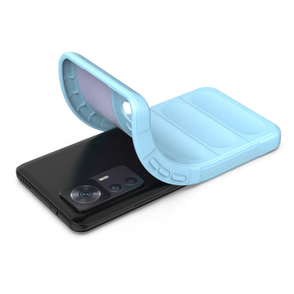 For Xiaomi Redmi K50 Ultra / Xiaomi 12T Magic Shield TPU + Flannel Phone Case(Dark Grey) - Xiaomi Cases by buy2fix | Online Shopping UK | buy2fix