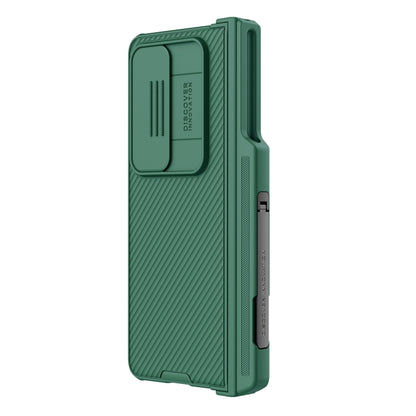 For Samsung Galaxy Z Fold4 5G NILLKIN Black Mirror Pro Series Camshield PC Phone Case with Pen Slot, Set Version(Green) - Galaxy Z Fold4 5G Cases by NILLKIN | Online Shopping UK | buy2fix