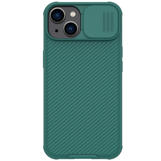 For iPhone 14 NILLKIN CamShield Pro Protective Phone Case(Green) - iPhone 14 Cases by NILLKIN | Online Shopping UK | buy2fix