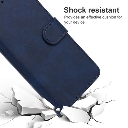For Motorola Moto G72 Leather Phone Case(Blue) - Motorola Cases by buy2fix | Online Shopping UK | buy2fix