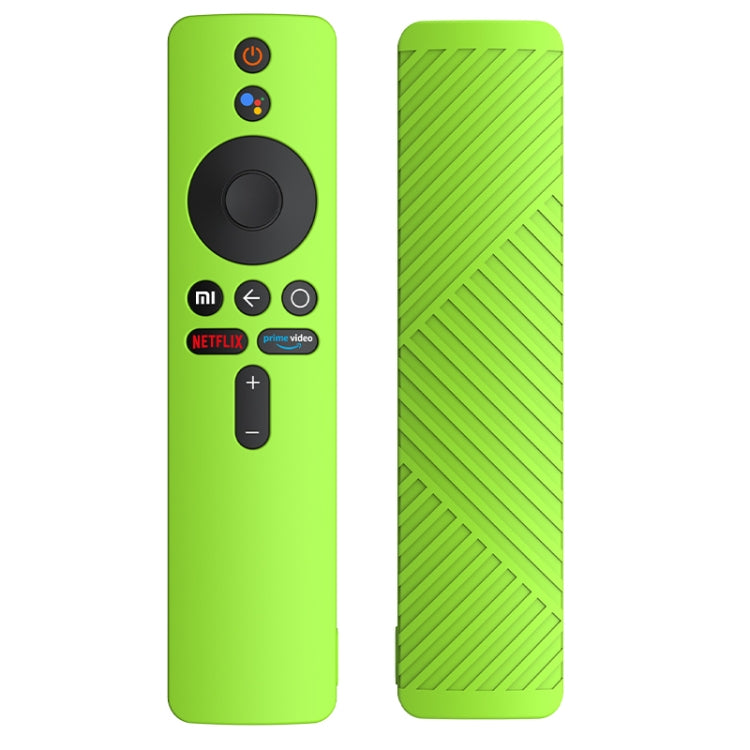 For Xiaomi MiBox S Solid Color Silicone Protective Cover(Green) - Remote Control Covers by buy2fix | Online Shopping UK | buy2fix