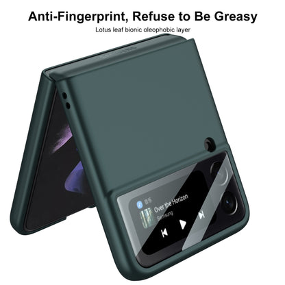 For Samsung Galaxy Z Flip4 GKK Integrated Ultra-thin Full Coverage Phone Case(Dark Green) - Galaxy Z Flip4 5G Cases by GKK | Online Shopping UK | buy2fix