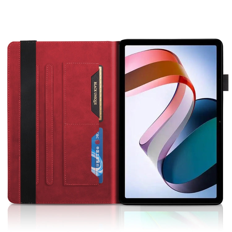 For Xiaomi Redmi Pad 10.61 Life Tree Series Horizontal Flip Leather Case with Holder(Red) - Mobile Accessories by buy2fix | Online Shopping UK | buy2fix