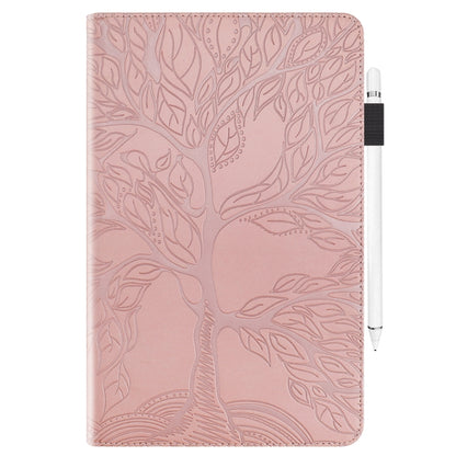 For Xiaomi Redmi Pad 10.61 Life Tree Series Horizontal Flip Leather Case with Holder(Rose Gold) - Mobile Accessories by buy2fix | Online Shopping UK | buy2fix