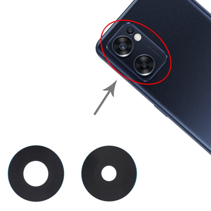 For OPPO Reno7 SE 5G/Finxd X5 Lite 10 PCS Back Camera Lens - Camera Series by buy2fix | Online Shopping UK | buy2fix