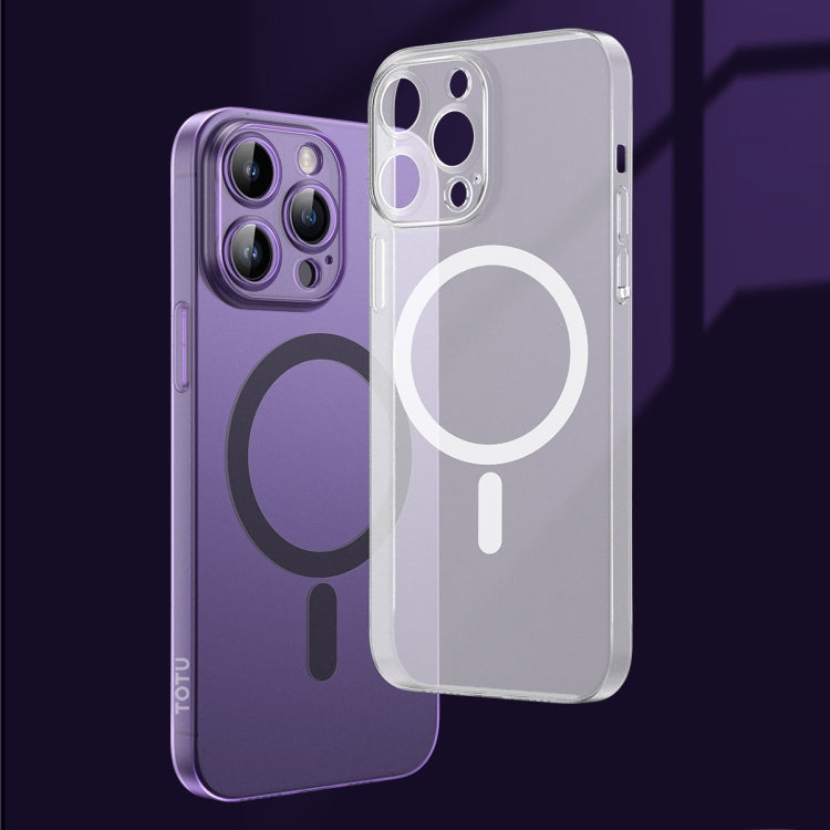 For iPhone 14 Pro TOTUDESIGN AA-170 Zero Feeling Series Frosted Magsafe Phone Case(Light Purple) - iPhone 14 Pro Cases by TOTUDESIGN | Online Shopping UK | buy2fix