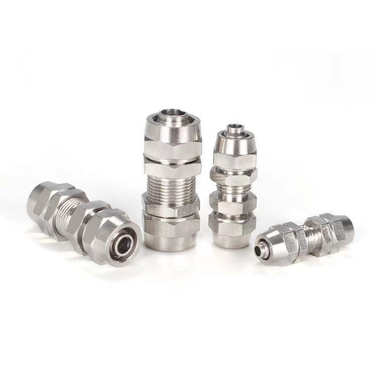 PM-10 LAIZE 10pcs Nickel Plated Copper Straight Pneumatic Quick Connector -  by LAIZE | Online Shopping UK | buy2fix