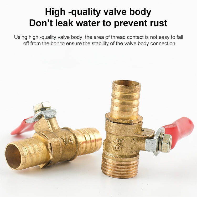 LAIZE Pneumatic Hose Connector Copper Ball Valve, Specification:Inside and Outside 1 1/8 inch -  by LAIZE | Online Shopping UK | buy2fix