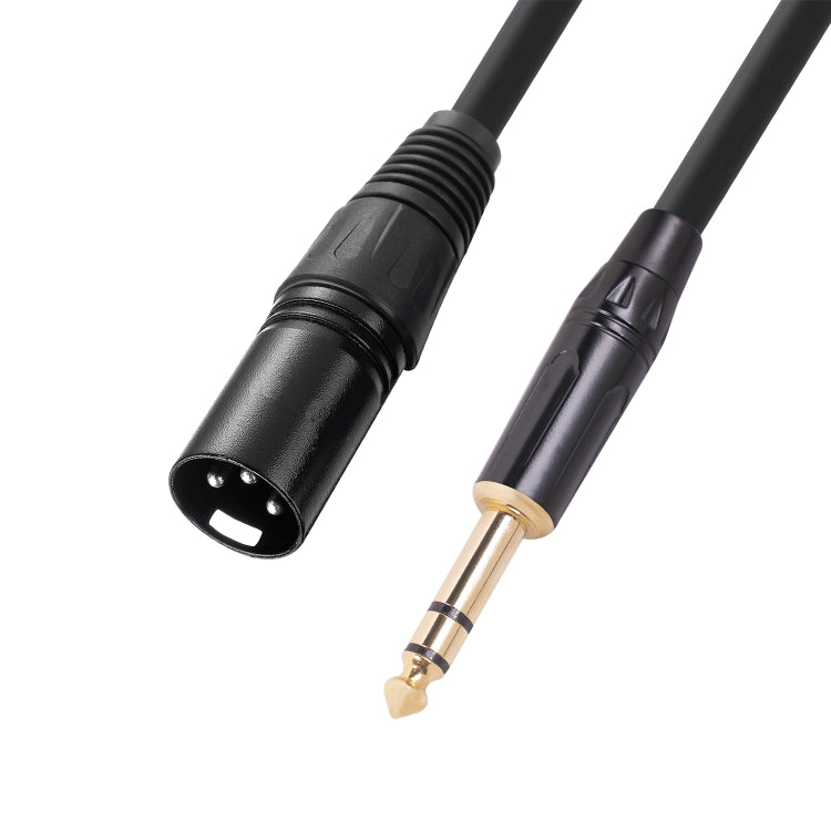 TC145BK19 6.35mm 1/4 inch TRS Male to XLR 3pin Male Audio Cable, Length:1m - Consumer Electronics by buy2fix | Online Shopping UK | buy2fix