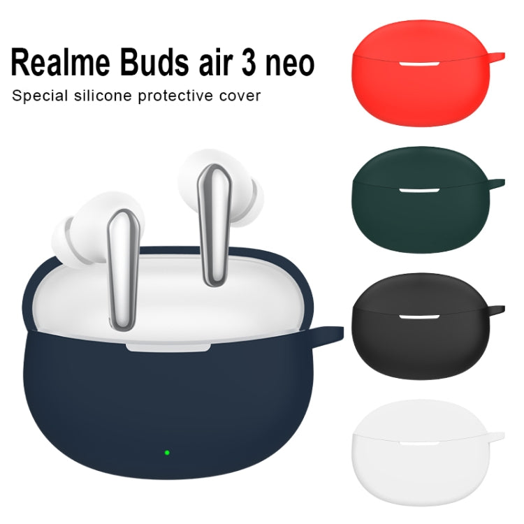 For Realme Buds Air 3 NEO Silicone Wireless Earphone Protective Case(Night Green) - Other Earphone Case by buy2fix | Online Shopping UK | buy2fix
