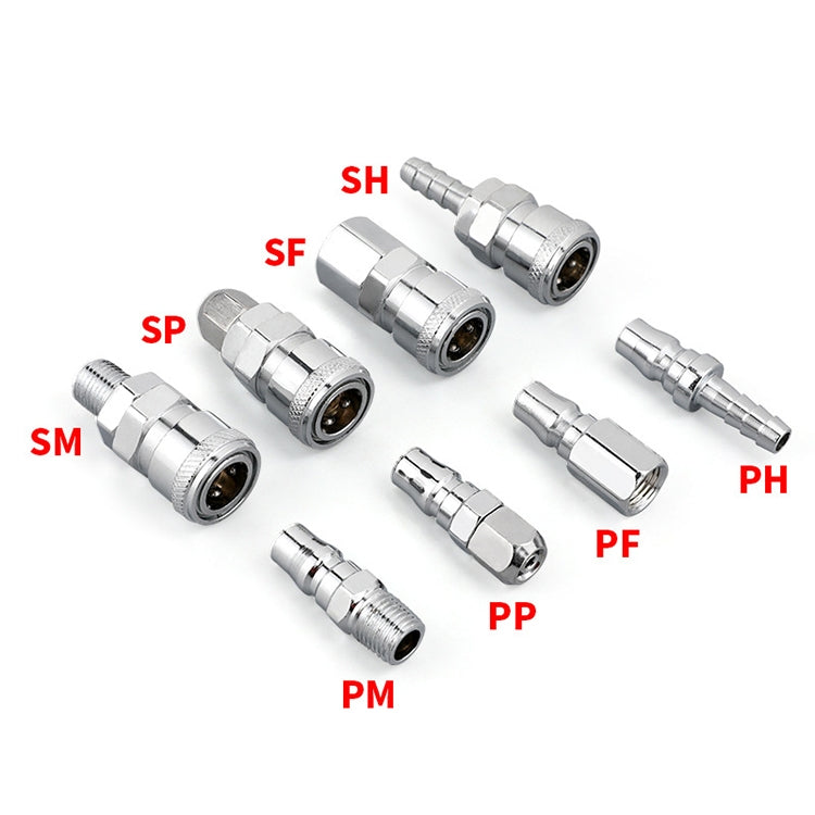LAIZE SM+PM-40 10pcs C-type Self-lock Air Tube Pneumatic Quick Fitting Connector -  by LAIZE | Online Shopping UK | buy2fix