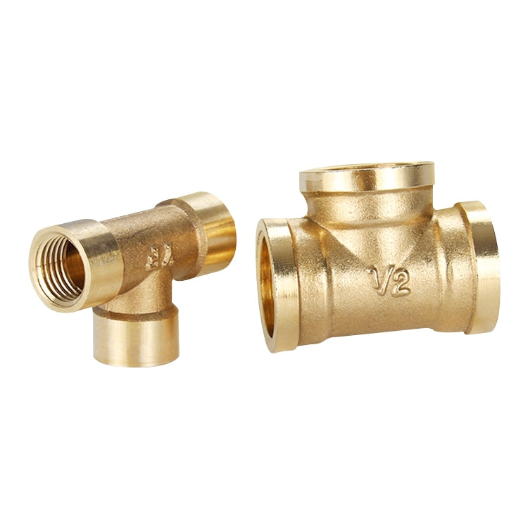 LAIZE Internal Thread Plumbing Copper Pipe Fittings, Caliber:1 Point(Three Way) -  by LAIZE | Online Shopping UK | buy2fix