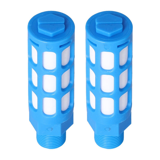 LAIZE Plastic Pneumatic Muffler, Caliber:4 Point(Blue) -  by LAIZE | Online Shopping UK | buy2fix