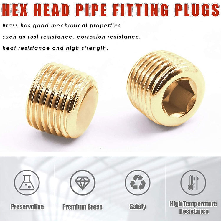 LAIZE 10pcs Copper Plug Connector Accessories, Caliber:1 Point -  by LAIZE | Online Shopping UK | buy2fix