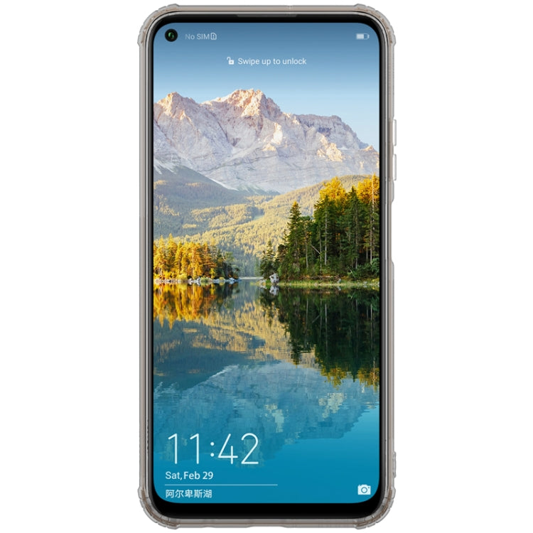 For Huawei nova 6SE NILLKIN Nature TPU Transparent Soft Case(Grey) - Huawei Cases by NILLKIN | Online Shopping UK | buy2fix