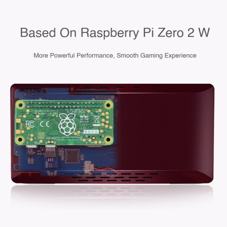 Waveshare GPM280 WiFi Portable Game Console Base on Raspberry Pi Zero, 2W with 32GB TF Card(EU Plug) - Arcade Accessories by WAVESHARE | Online Shopping UK | buy2fix