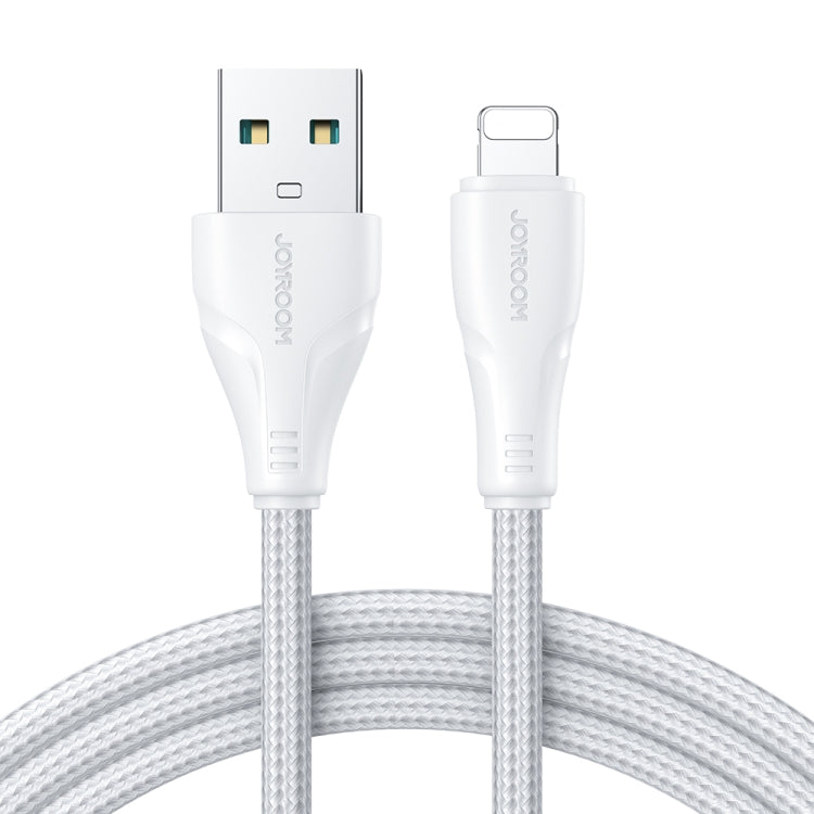 JOYROOM 2.4A USB to 8 Pin Surpass Series Fast Charging Data Cable, Length:3m(White) - Normal Style Cable by JOYROOM | Online Shopping UK | buy2fix