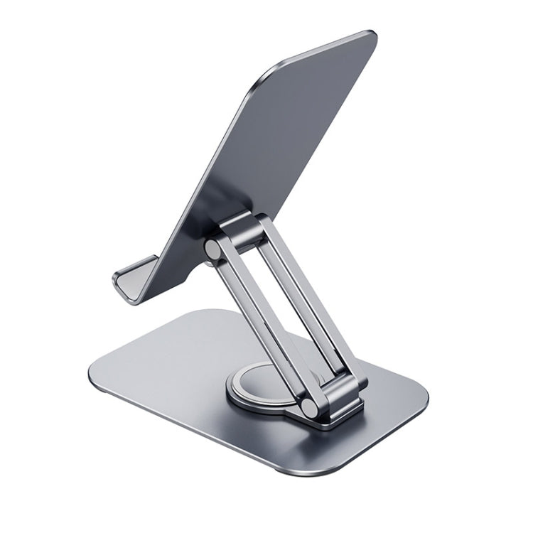 hoco PH50 Plus Ivey Dual Axis Rotating Metal Tablet Desktop Holder(Metal Grey) - Desktop Holder by hoco | Online Shopping UK | buy2fix