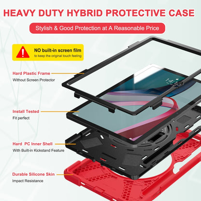 For Lenovo Tab P11 Pro Gen 2 Silicone + PC Protective Tablet Case(Red) - For Lenovo by buy2fix | Online Shopping UK | buy2fix