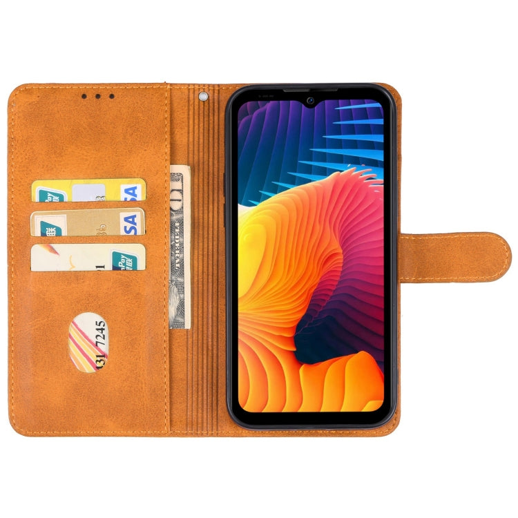 For Doogee V30 5G Leather Phone Case(Brown) - Doogee Cases by buy2fix | Online Shopping UK | buy2fix