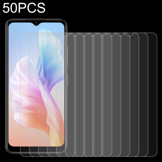 For DOOGEE X98 Pro 50pcs 0.26mm 9H 2.5D Tempered Glass Film - For Doogee by buy2fix | Online Shopping UK | buy2fix