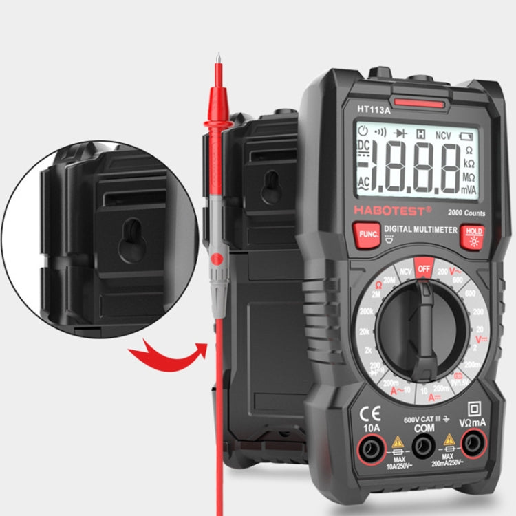 HABOTEST HT113C Automatic Range High-precision Digital Multimeter - Digital Multimeter by HABOTEST | Online Shopping UK | buy2fix