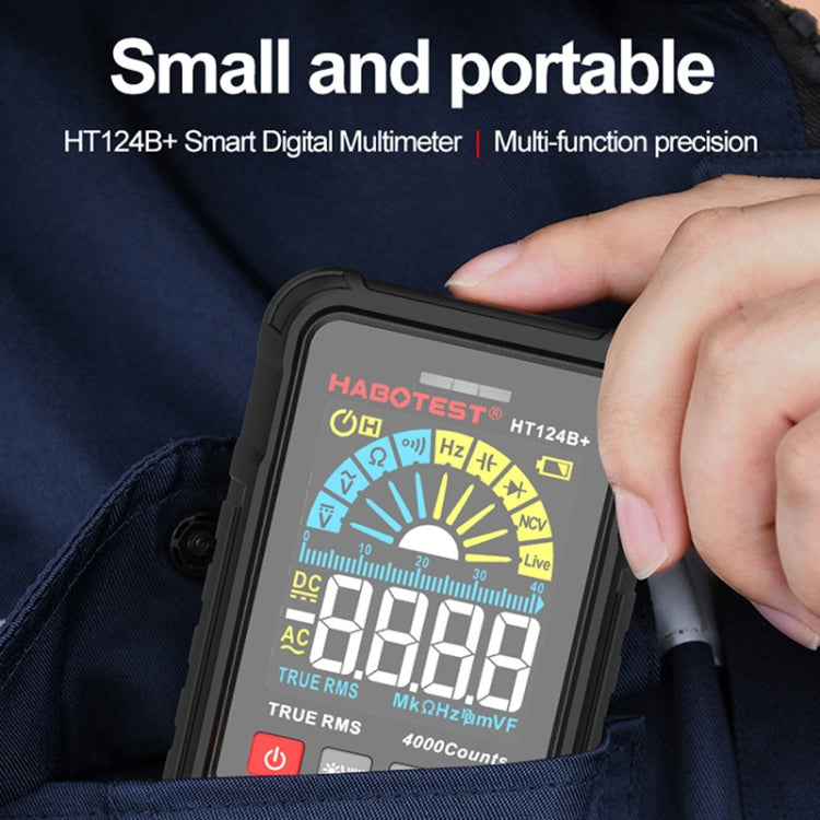 HABOTEST HT124A+ Mini Digital Display High-precision Multimeter - Digital Multimeter by HABOTEST | Online Shopping UK | buy2fix