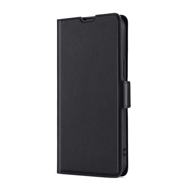 For Google Pixel 7a Ultra-thin Voltage Side Buckle Leather Phone Case(Black) - Google Cases by buy2fix | Online Shopping UK | buy2fix