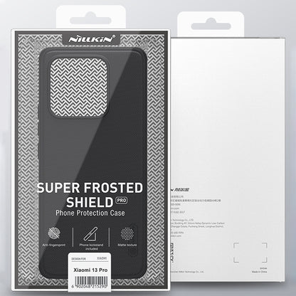 For Xiaomi 13 Pro NILLKIN Frosted Shield Pro PC + TPU Phone Case(Blue) - 13 Pro Cases by NILLKIN | Online Shopping UK | buy2fix