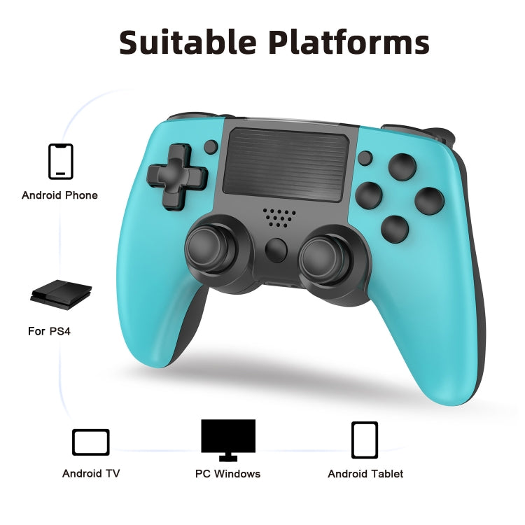 298 Bluetooth 5.0 Wireless Game Controller for PS4 / PC / Android(Blue) - Gamepads by buy2fix | Online Shopping UK | buy2fix