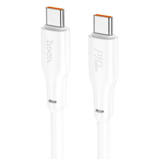 hoco X93 240W USB-C/Type-C to USB-C/Type-C Fast Charge Data Cable, Length:1m(White) -  by hoco | Online Shopping UK | buy2fix