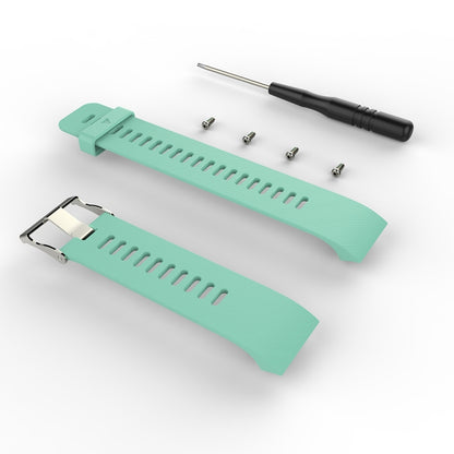 For Garmin Forerunner 30 / 35 Silicone Watch Band(Mint Green) - Smart Wear by buy2fix | Online Shopping UK | buy2fix