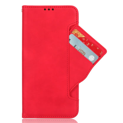 For Xiaomi 13 Lite / Civi 2 5G Skin Feel Calf Texture Card Slots Leather Phone Case(Red) - 13 Lite Cases by buy2fix | Online Shopping UK | buy2fix