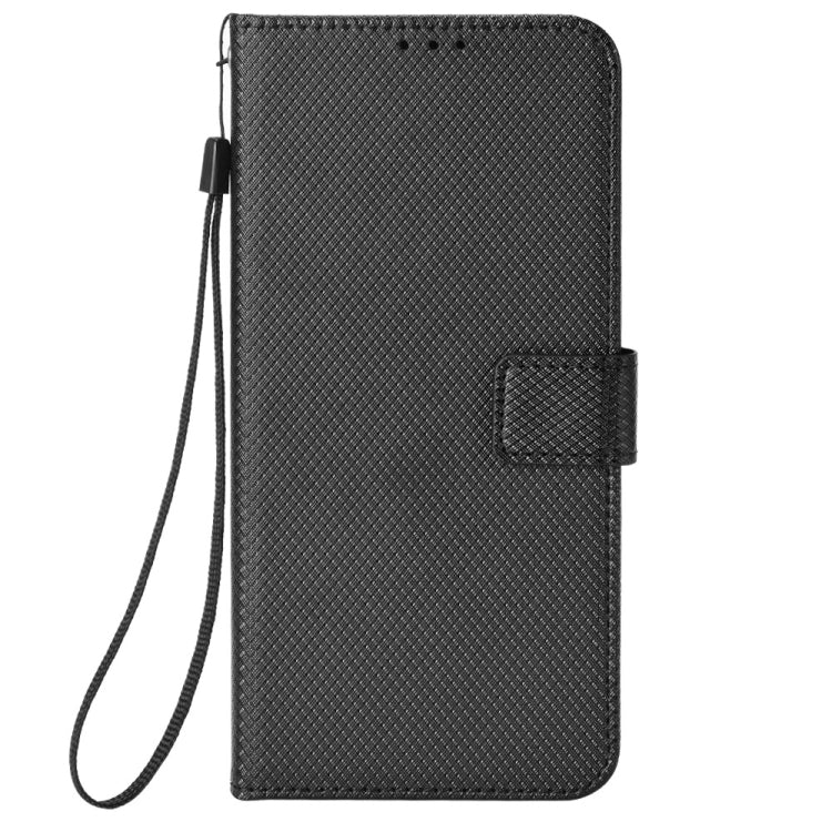 For Samsung Galaxy A24 4G Diamond Texture Leather Phone Case(Black) - Galaxy Phone Cases by buy2fix | Online Shopping UK | buy2fix