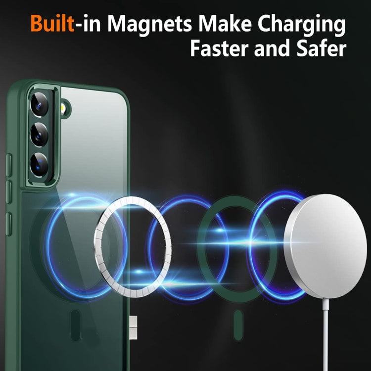 For Samsung Galaxy S23+ 5G Acrylic PC MagSafe Magnetic Phone Case(Green) - Galaxy S23+ 5G Cases by buy2fix | Online Shopping UK | buy2fix