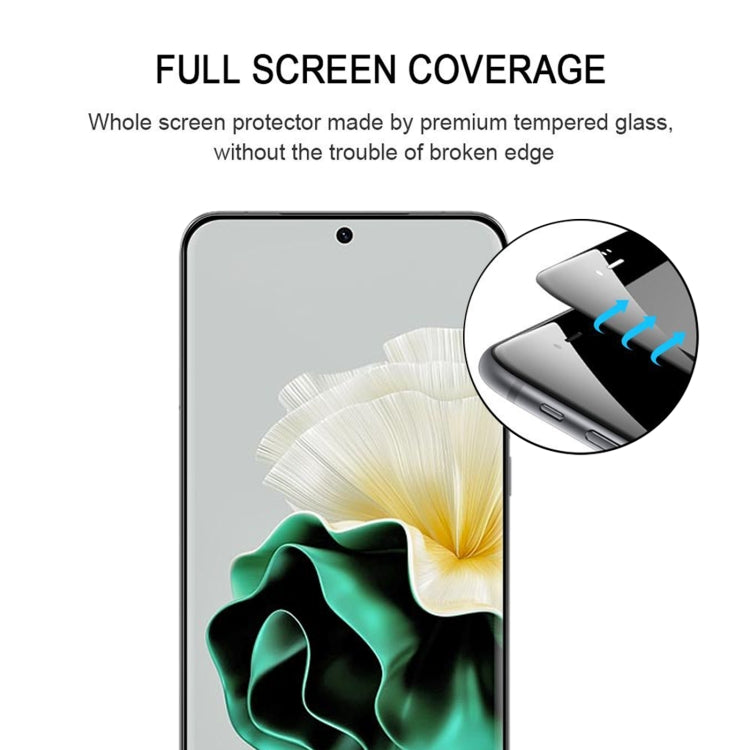 For Huawei P60 / P60 Pro / P60 Art Edge Glue 3D Curved Edge Full Screen Tempered Glass Film - Huawei Tempered Glass by buy2fix | Online Shopping UK | buy2fix