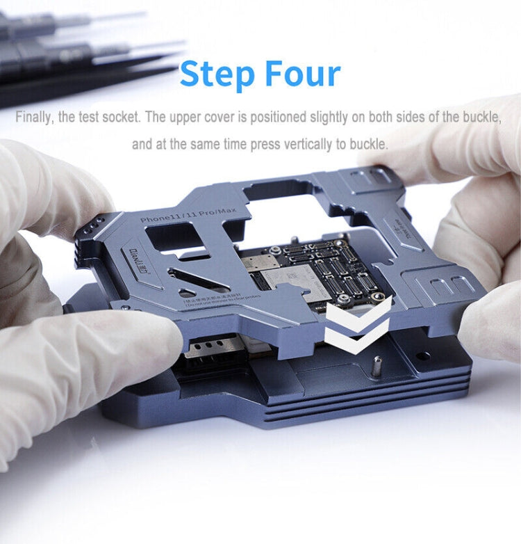 Qianli iSocket Motherboard Layered Test Fixture For iPhone 11 Series - Repair & Spare Parts by QIANLI | Online Shopping UK | buy2fix