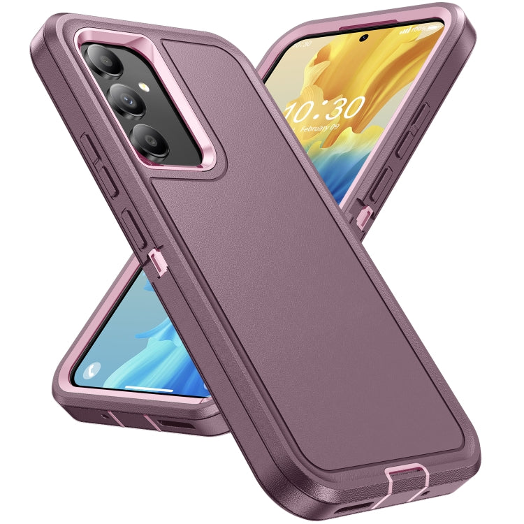 For Samsung Galaxy A54 Life Waterproof Rugged Phone Case(Purple + Pink) - Galaxy Phone Cases by buy2fix | Online Shopping UK | buy2fix